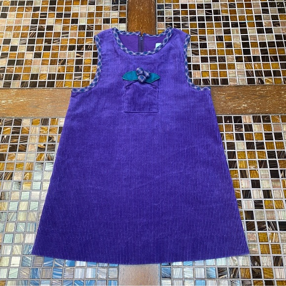 Florence Eiseman Blueberry Corduroy Jumper Set - Picture 3 of 8